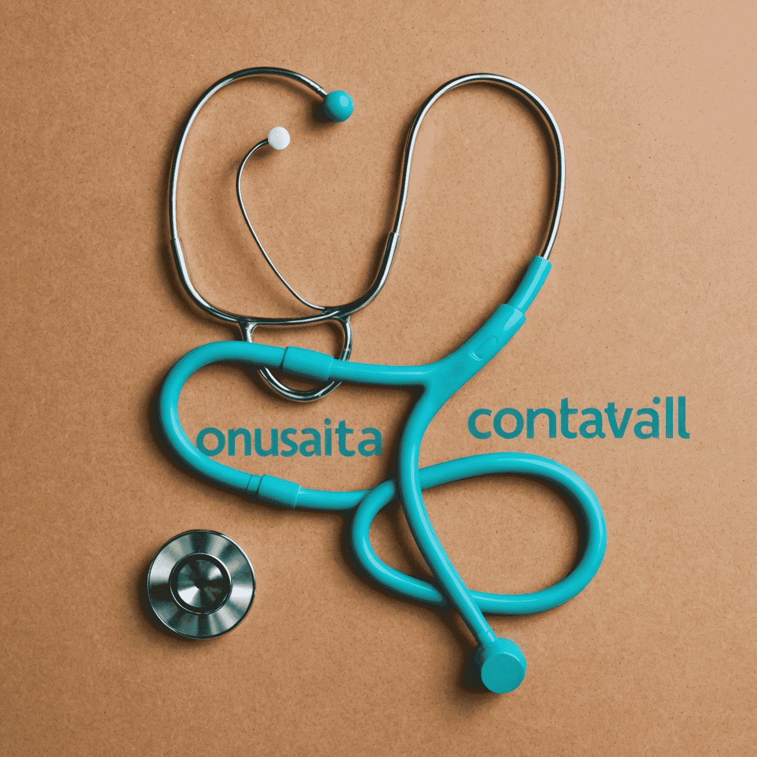 Logo de Consultavital - Una imagen de un estetoscopio formando un corazón con el nombre Consultavital en letras turquesas